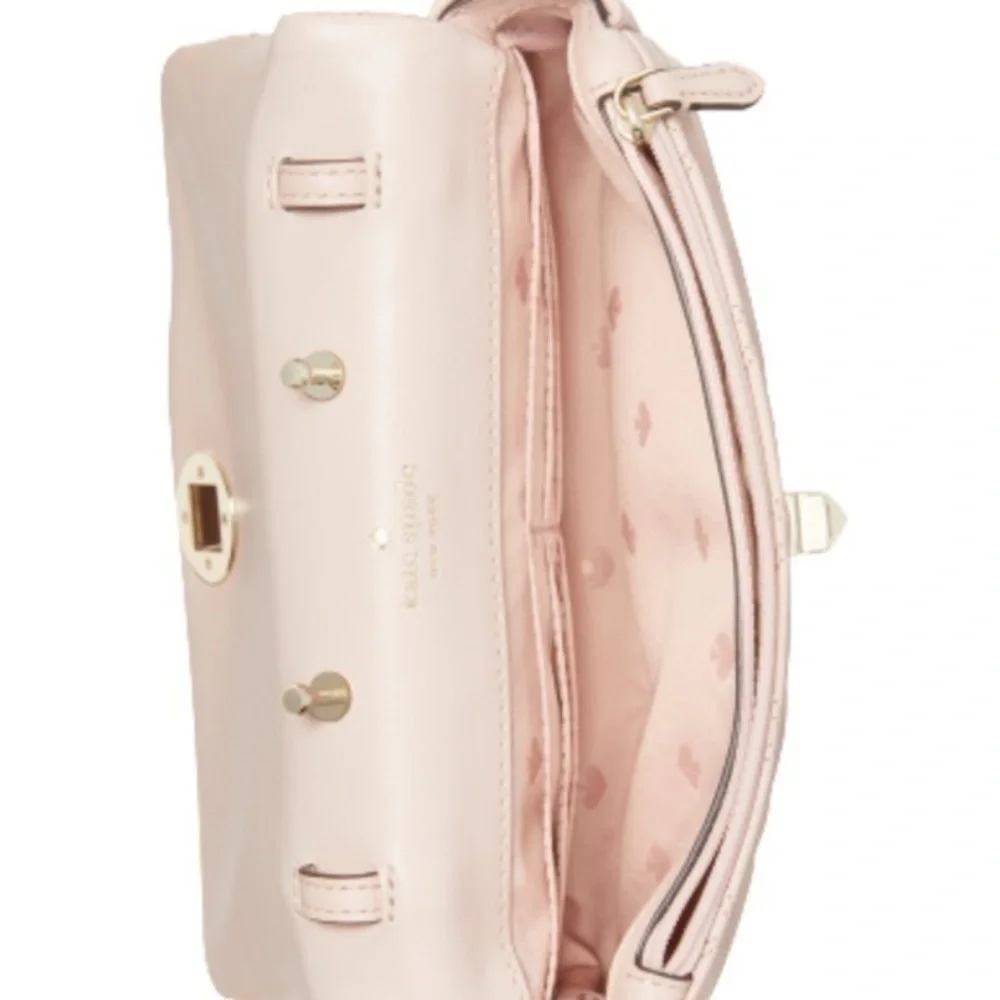 Kate Spade Quilted Leather Crossbody Bag Chain Strap Turnlock NWT